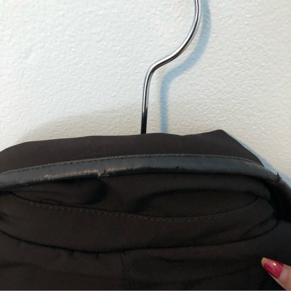 Steve Madden Black Double Breasted Pea Coat Size Medium - Picture 3 of 12